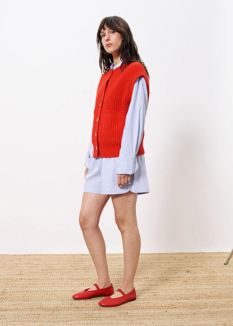 FRNCH Carmele Pull rouge