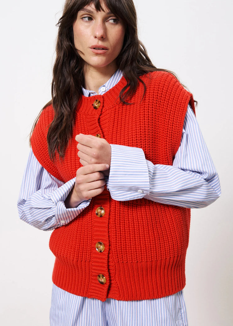 FRNCH Carmele Pull rouge