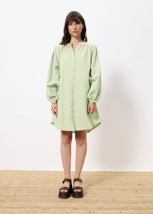 FRNCH Noely Robe citron vert
