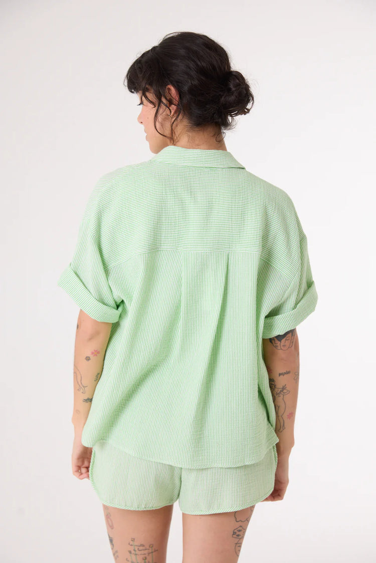 Sacrecoeur Alma Green Blouse vert