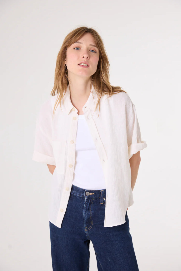 Sacrecoeur Alma Blouse blanc