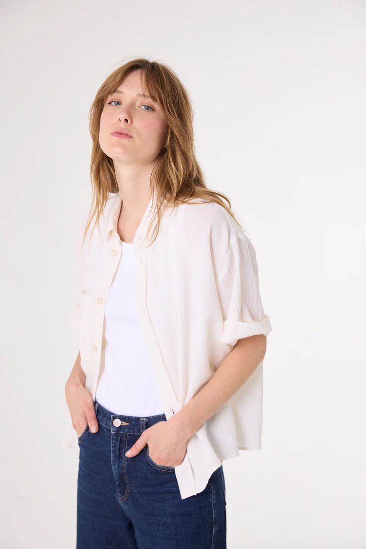 Sacrecoeur Alma Blouse blanc