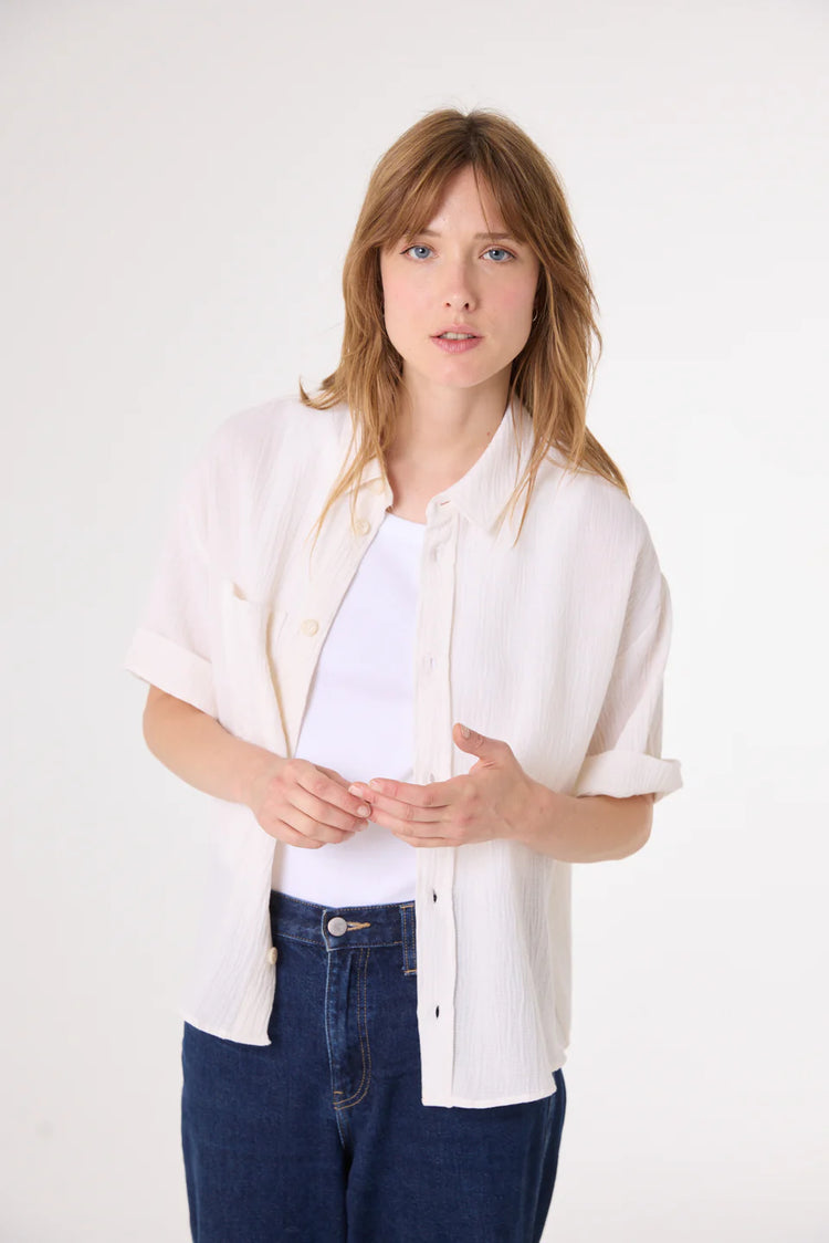 Sacrecoeur Alma Blouse blanc