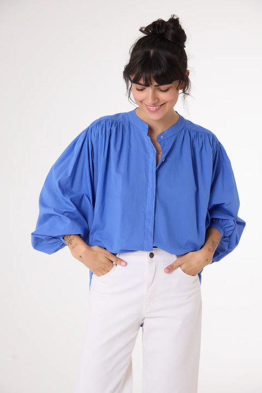 Sacrecoeur Gianni Ibiza Blouse bleu