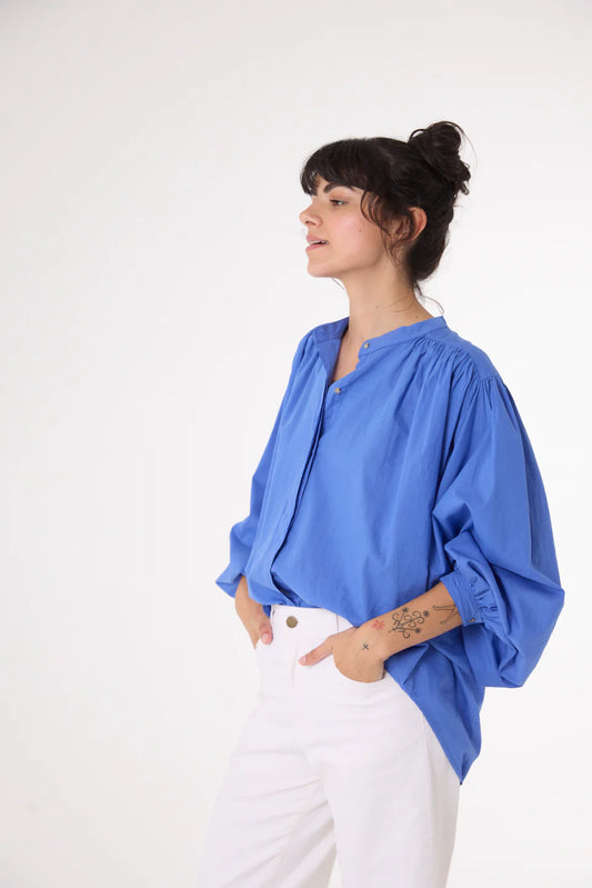 Sacrecoeur Gianni Ibiza Blouse bleu
