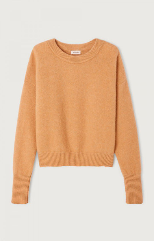 American Vintage VITO18E Pull hazelnut melange