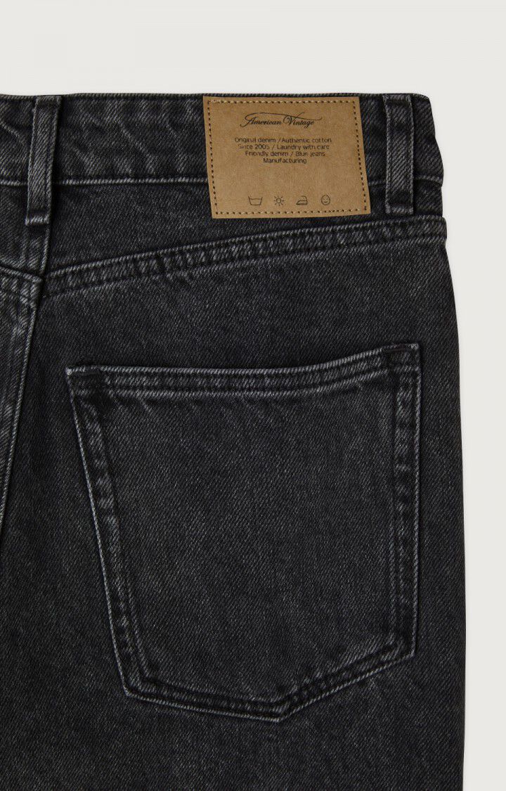 American Vintage YOP11J Jeans black salt and pepper