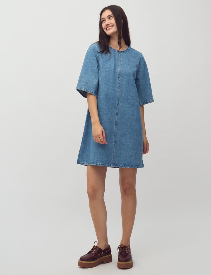 mbyM Carmen Mayafab Dress light blue denim