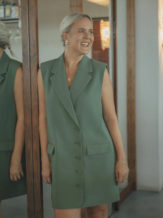 Les Soeurs Helena Dress sage