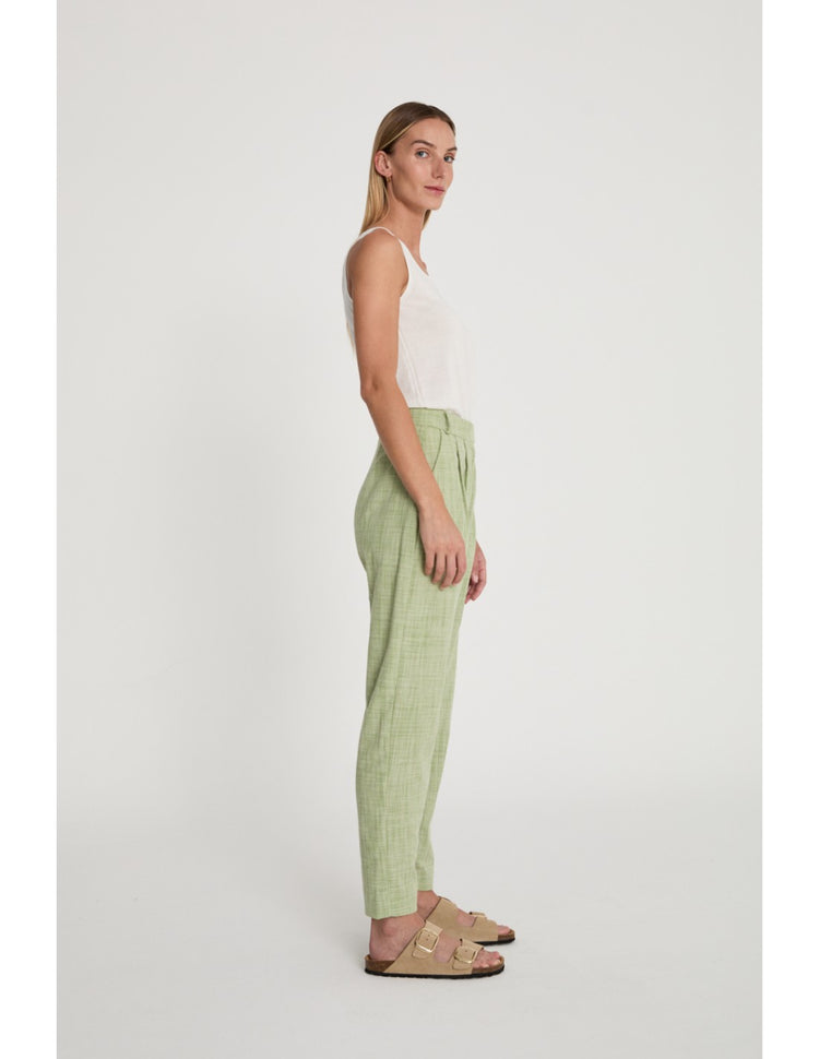 Designers Society Moshe Trousers green houndstooth check