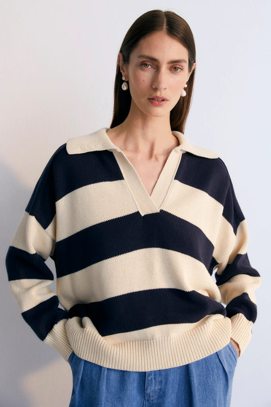 The New Society Naxos Polo navy