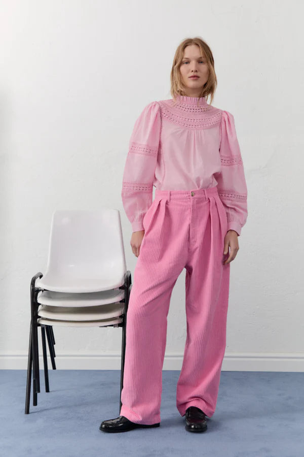 The New Society Paris Blouse blush pink