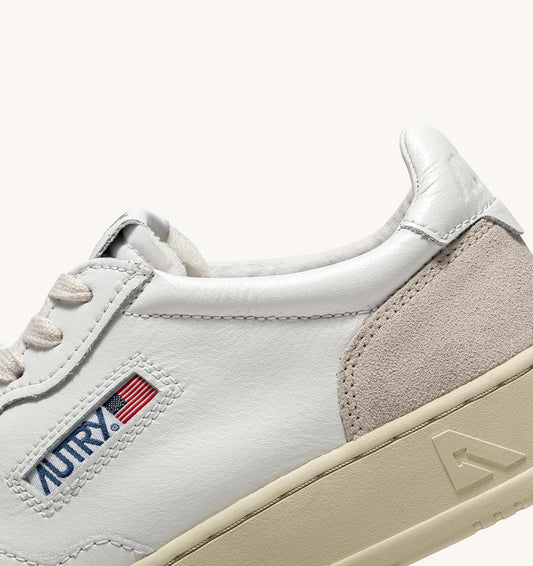 Autry LS33 leather / suede white